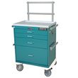 Harloff Six Drawer Monitor Cart