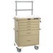 Harloff Classic Six Drawer Anesthesia Cart speciality packageig