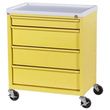 Harloff ETC Line Four Drawer Economy Treatment Cart