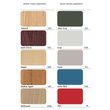 Upholstered Apron Recovery Couch - Leg Laminates Color