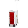 Harloff MR-Conditional Narrow Six Drawer Emergency Cart