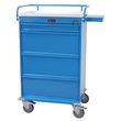 Harloff Value Line Punch Card Medication Cart With Key Lock