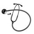 Graham-Field Panascope Deluxe Dual Head Stethoscope- Midnight Black