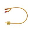 Rusch Gold Silicone Coated 2-Way Foley Catheter - 5cc Balloon Capacity