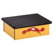 Clinton Ocean Crab Yellow Laminate Pediatric Step Stool