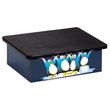 Clinton Cool Pals Penguins Blue Laminate Pediatric Step Stool