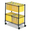 Safco Two-Tier Rolling File Cart