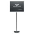 Quartet Adjustable Single-Pedestal Magnetic Letter Board