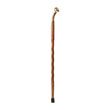 Mabis DMI Briggs Brazos Twisted Oak Walking Cane With Hame Top