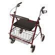 Mabis DMI Extra Wide Heavy Duty Steel Bariatric Rollator