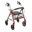 Mckesson Durable Steel Four-Wheel Folding Rollator