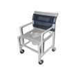 Healthline Extra Wide Vacuum Seat Extended Shower Commode Chair