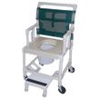 Healthline PVC  Drop Arm Vacuum Seat Shower Commode Chair