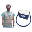 Polar Cool Flow Body Cooling Adjustable Vest System with Cooler