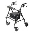 Graham-Field Lumex Steel Knock Down Rollator - Black