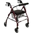 ITA-MED Four Wheel Aluminum Rollator With Loop Brakes