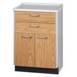 Clinton Molded Top Treatment Cabinet with Two Doors and Two Drawers