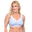 QT Intimates Lace Nursing Sleep Bra- Wisteria/Ivory