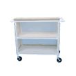 Healthline Two Shelf Linen Cart With Cover