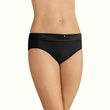 Amoena Lara Satin Brief - Black Front 