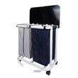 Deluxe New Era Double Hamper with Zipper -Foot Pedal