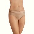 Amoena Lara Satin Brief - Nude Front