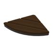 HealthCraft Invisia Bamboo Corner Seat - Oil Rubbed Bronze