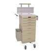 Harloff Six Drawer Mini Line Phlebotomy Cart Package