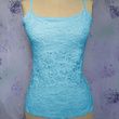 Still You Alise Jacquard Lace Tank Top - Caribbean Blue 