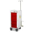 Harloff MR-Conditional Narrow Seven Drawer Emergency Cart