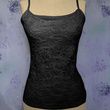 Still You Alise Jacquard Lace Tank Top - Black