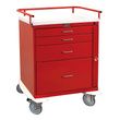 Harloff Classic Line Four Drawer Emergency Cart With Breakaway Lock