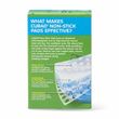 Medline Curad Sterile Nonstick Pads - Back of Pack