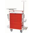 Harloff Classic Six Drawer Super Stat Emergency Crash Cart