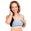 La Leche League Serena Nursing Sports Bra-Jet Black