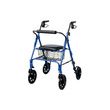 Medline Folding Rollator With Eight Inch Wheels