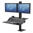 Fellowes Lotus VE Sit-Stand Workstation - Dual