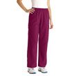 Medline PerforMAX Unisex Elastic Waist Scrub Pants - Wine