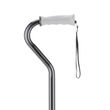 Nova Medical Offset Canes with Strap Black With Rubber Handle