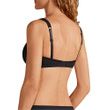 Amoena Lara Satin Wire Free Bra-Black Back