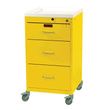 Harloff Mini Line Three Drawer Emergency Cart With Key Lock