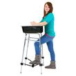 Standing Desk Conversion Kit with FootFidget Footrest