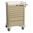 Harloff Aluminum Universal Line Super 7 Drawer Procedure/Nurse Supply Cart