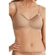 Amoena Lara Satin Wire Free Bra-Sand Front