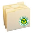 Smead 100% Recycled Manila Top Tab File Folders