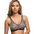 Almost U Style 1960 Leopard Print Bandeau Bra