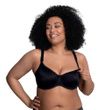 Anita Microfibre 5068 Underwire Nursing Bra-Black Front View