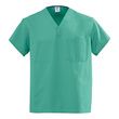 Medline AngelStat Unisex Reversible V-Neck Scrub Tops - Jade