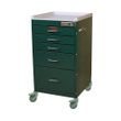 Harloff Mini Line Short Five Drawer Anesthesia Cart