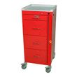 Harloff Four Drawer Mini Line Isolation Cart With Breakaway Lock